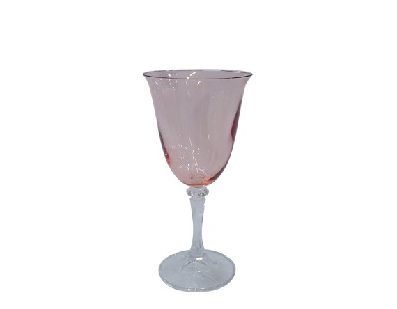 Taça Água Kleopatra Rosé Quartz 250ml Diam.10 Alt.20cm 