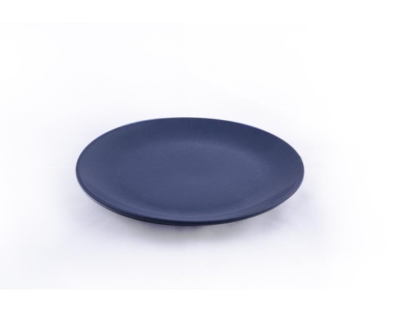 Prato Sobremesa Ceramica Azul