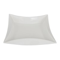 Saladeira Porcelana Quadrada Bianco 30x30cm