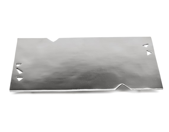 Placa de Alumínio com Pé 53x34 Alt.5cm